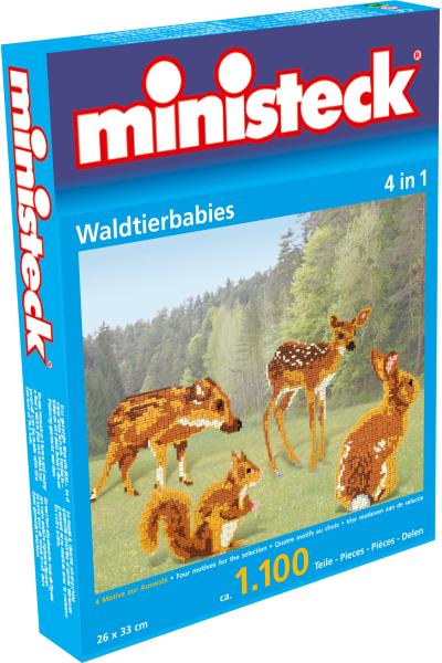 ministeck das ORIGINAL -  Waldtierbabies 4in1